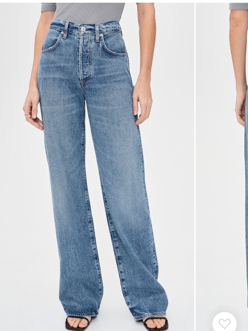 Citizens Of Humanity Annina IWide Leg Blue Jeans for Women